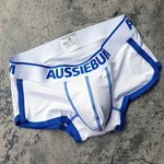 AUSSIEBUM Men's Briefs U raised jockstrap design Sexy underwear College style low waist youth sexy hip lift comfortable boxers