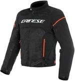 Dainese Air Frame D1 Tex Black/White/Fluo Red 52 Textilní bunda