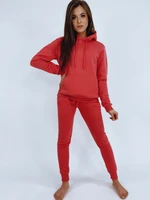 BASIC women's hoodie, bright red Dstreet