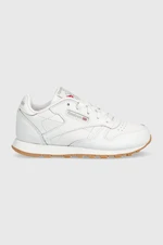 Dětské kožené sneakers boty Reebok Classic CLASSIC LEATHER bílá barva