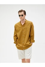 Koton Shirt - Brown - Regular fit