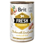 BRIT Fresh Chicken with Sweet Potato konzerva pro psy 400 g