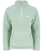 Navitas mikina womens sherpa pullover light green - m