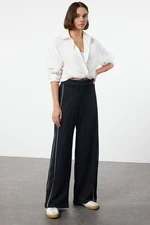 Trendyol Navy Blue Piping Detailed Wide Leg Trousers