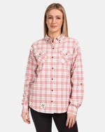 Women's sports flannel shirt Kilpi FLANNY-W Pink