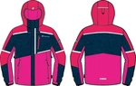 Children's ski jacket with PTX membrane ALPINE PRO MELEFO diva pink