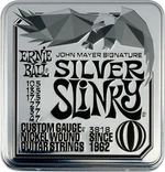 Ernie Ball John Mayer Silver Slinky Nickel Wound Electric Guitar Strings 3 Pack Cuerdas para guitarra eléctrica