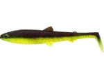 Westin gumová nástraha bullteez shadtail black chartreuse - 9,5 cm 7 g 2 ks