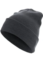 Beanie Basic Flap Long Version V.Grey