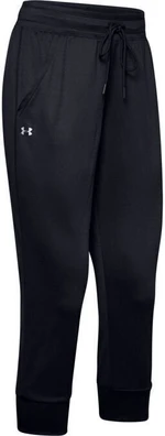 Under Armour Tech Capri Black/Metallic Silver XS Fitness nohavice