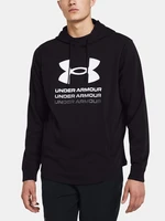 Under Armour Mikina UA Rival Terry Graphic Hood-BLK - Pánské