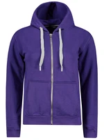 Dark purple cotton sweatshirt