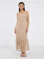 Beige Women's Maxi-dresses ONLY Tinga - Ladies