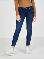 Tmavě modré skinny fit džíny Pepe Jeans Lola Zip - Dámské