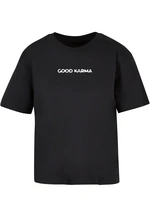 Women's T-shirt Karma Butterfly black