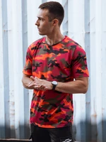 Men's Orange Camo T-Shirt Dstreet