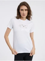 White Women's T-Shirt Converse - Women