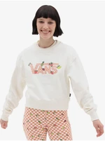 Cream Women's Sweatshirt VANS - Women