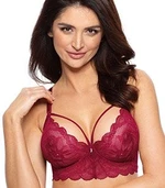 Delicate bra Charlize / B2 - burgundy