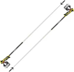 Leki Airfoil 3D White/Neonyellow/Dark Anthracite 115 cm Bețe de schi