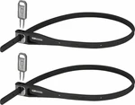 Hiplok Z Lok Twin Pack Black Lina stalowa-Zamek