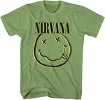 Nirvana Maglietta Inverse Happy Face Unisex Green L