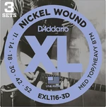 D'Addario EXL116-3D Elektromos gitárhúrok