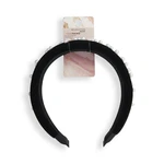 Revolution Čelenka do vlasů Black Pearl (Velvet Headband)