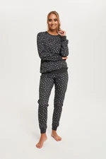 Women's pajamas Andromeda, long sleeves, long trousers - print