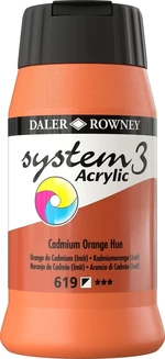 Daler Rowney System3 Farba akrylowa Cadmium Orange Hue 500 ml 1 szt