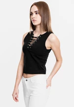 Women's lace top black