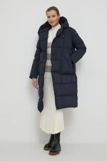 Páperová bunda Blauer dámska, tmavomodrá farba, zimná