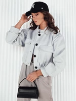 HONES Women's Bomber Jacket Light Grey Dstreet