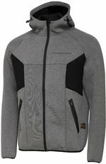 Savage Gear Mikina Tec-Foam Zip Hoodie Dark Grey Melange L