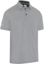 Callaway Tee Allover Print Mens Polo Caviar M Polo košile