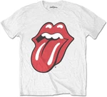 The Rolling Stones Camiseta de manga corta Classic Tongue Blanco L