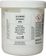 Lukas Studio Oil Paint Plastic Pot Olajfesték Titanium White 500 ml 1 db