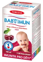 TEREZIA Babyimun sirup s hlivou a rakytníkom, príchuť višňa 100 ml