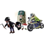 PLAYMOBIL® 70572 Policajná motorka Prenasledovanie zlodeja peňazí