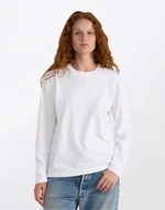 Organic Basics True Heavy Boxy Long Sleeve Tee White M