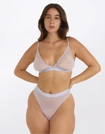 Organic Basics Mesh Triangle Bralette Soft Lilac XS