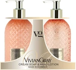 Vivian Gray Kozmetická sada starostlivosti o ruky Neroli & Amber (Cream Soap & Hand Lotion)