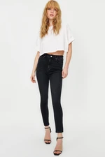 Trendyol Anthracite High Waist Skinny Jeans