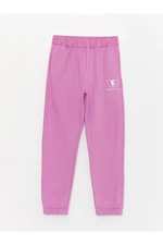 LC Waikiki Printed Girls' Jogger Sweatpants with Elastic Waist