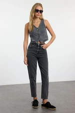 Trendyol Black*001 High Waist Mom Jeans