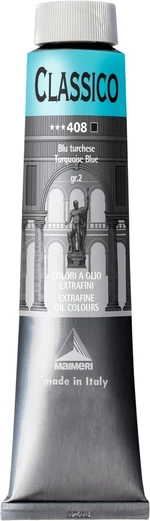 Maimeri Classico Olejová barva Turquoise Blue 200 ml 1 ks