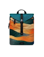 VUCH Corbin Waves Green city backpack