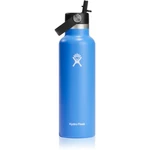 Hydro Flask Standard Mouth Straw Cap termoláhev barva Blue 621 ml