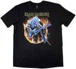 Iron Maiden Tričko Fear Live Flames Unisex Black L