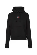 Tommy Jeans Sweatshirt - TJW TOMMY CENTER BADGE HOODIE black